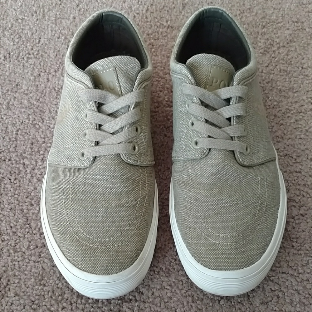 FAXON CANVAS LOW-TOP Polo by Ralph Lauren Men sz 9